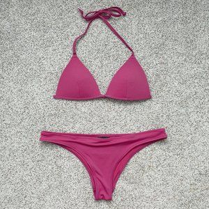 H&M Magenta Pink Push-up Triangle Bikini